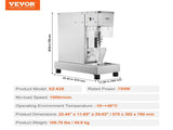 Ice Cream Blender, 750W High-Speed Cream Maker Mixer Stir Machine 1740RPM, 304 Stainless Steel V952-BQLJBJBZL750YIE4AV3
