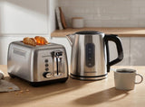 Morphy Richards Equip Stainless Steel Kettle and Toaster Set - 1.7L Jug Kettle & 2 Slice Toaste MREQ-17KT-2STS