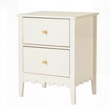 Artiss Bedside Table 2 Drawers Bedroom Storage Nightstand White FURNI-G-BS-01-WH