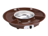 Electric Chocolate Melting Pot Fondue Fountain Machine Stainless Steel Food Divider Party Supplies V1294-YM0901-3118250187211