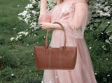 1Pc Vintage Tassel Tote Bag Large Capacity Shoulder Bag Fashion Retro Handbag for Women Ladies Brown V1192-AZ-W-27190