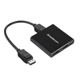 Simplecom CM214 DisplayPort Splitter 1 IN 2 OUT MST Hub for Dual Extended Screens 4K DP 1.4 V1202-V2-CBSI-CM214