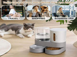 Cat Automatic Feeder Cat Water Dispenser Pet Feeding Set Cat Food Dispenser V1107-135-28452