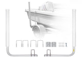 Boat Trailer Guide, 1016mm Adjustable Design Trailer Guide Poles, 2PCS High-Hardness Steel Trailer V952-CTCDGDLX40YC6JV7GV0