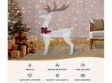 Jingle Jollys Christmas Lights 150cm Reindeer 100 LED Decorations XMAS-MOT-1DEER-MOV-WARM