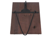 Motorcycle Helmet Rack with Jacket Hook Wood and Iron Wall Helmet Display Stand for Motorcycle Bike V1294-YM0901-3117230283811