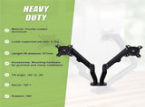 Dual Screen Gas-strut Monitor Stand Mount Desktop Bracket for LED/LC V63-836421