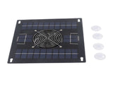 Solar Powered Exhaust Fan Monocrystalline Solar Panel Fan Kit for Chicken Coop Greenhouse Hut V1294-YM0716-3114220059311