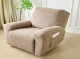 Waterproof Chair Covers 4 Pieces Cover That Stay in Place, Washable Lazy Boy V1192-AZ-W-3357