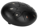6in Tongue Drum 8Tones Ethereal Hand Pan Drums with Drumstick Percussion InstrumentBlack V1294-YM0721-3117200192312