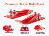 Tractor Bucket Protector, 2PCS Heavy Duty Steel Bucket Edge Protectors, Edge Tamer Anti-Skid Device V952-TLJCDBHQLJZS95I4C001V0
