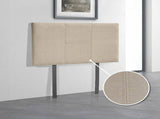 Linen Fabric Single Bed Headboard Bedhead - Beige V63-800827
