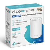 TP-Link Deco X50-4G AX3000 4G Whole Home Wi-Fi 6 Mesh, Wireless, SIM Card, 3G/4G Failover, V1202-V2-NWTL-DECOX50-4G-1