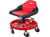 Rolling Garage Stool 300LBS Adjustable Mechanic Work Shop Seat w/Casters V952-HKYSCLWXDC6QRMFLIV0