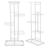 Indoor 5-Layer Flower Plant Stand Pots Display Shelf Rack Holder for Garden Balcony DecorationWhite V1294-YM0901-3111200194011