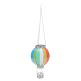 Hot Air Balloon Solar Lantern with Candle Holder Decorative Solar Hot Air Balloon Flickering Flame V1294-YM0901-3111240203111