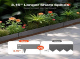 Steel Landscape, 5 Packs 990 x 181 mm Rust-Resistant Metal Landscape, Bendable Garden V952-DXGJSPZ5PCS3VX1HEV0