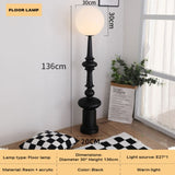Retro Roman Living Room Floor Lamp Bedroom Art Sense Medieval V488-FLITD-FL