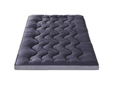 Giselle Bedding 5cm Pillowtop Topper Bamboo Polyester Blend Fibre Pad for Back Pain Relief Washable TOPPER-WA-CHAR-KS