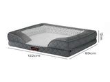 Pawz Orthopedic Memory Foam Pet Bed Dog Washable Mat PT1289-XXL-GY_NZ