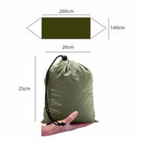 TERRAN Camping Hammock with Mosquito Net ARMY GREEN V350-CAM-HAMMO-MOSQ-AGN-UP