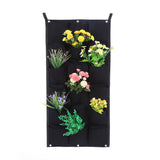 Pocket Vertical Felt Garden Plant Grow Container Bags Wall Hanging Planter 18 Pocket 100*50CM V1294-YM0901-JY00714-04