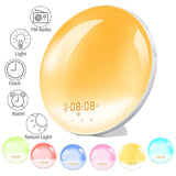 1 Pack Wake Up Light Alarm Clock with FM Radio and Sunrise Sunset Simulation V1188-MS-325-0280