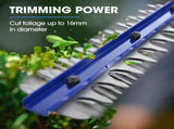 POWERBLADE HH4 20V Cordless Electric Hedge Trimmer Kit, with Lithium Battery and Fast Charger V219-HTMHCSPBHT2A