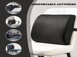 Memory Foam Lumbar Back Support Cushion Seat Set V915-MB0098+MB0099