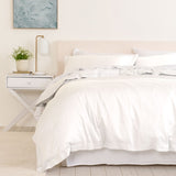 Royal Comfort - Balmain 1000TC Bamboo cotton Quilt Cover Sets - White ABM-204921