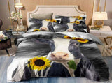 Bouquet Solenne Bloomscape Quilt / Doona / Duvet Cover set V745-AQ044126Q3