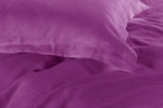 1000TC Tailored Single Size Purple Duvet Quilt Cover Set V493-S-2