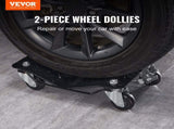 Car Dolly Wheel Tire Dolly 2 PCS Heavy Duty Skate Auto Repair Dolly 3000LB V952-NASLSBY215002P76DV0