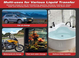 Portable Power Siphon Pump for Gas, Battery Operated Fuel Transfer Pump, 3.5GPM Flow, Diesel Oil V1259-DP01-A-3880