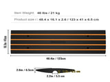 Curb Ramp, 6.5 cm Rise Rubber Driveway Ramps, Heavy Duty 15 tons Weight Capacity Threshold Ramp, V952-ZXDBLYPDGB148U6S1V0