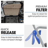 PowerBlade 20" 200cc Self-Propelled Lawn Mower, 7 Height, Steel Deck, Deck Wash Port, OHV 4-Stroke V219-MOWSPRPB20SA