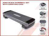 Adjustable Aerobic Step Platform Gym Fitness Exercise Stepper for Home Workouts V63-770415