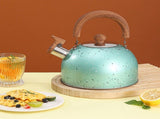 Water Kettle Stainless Steel Whistle Water Kettle Large Capacity Flat Bottomed for Gas Induction V1294-YM0703-3113230059212