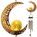 Wind Chime Solar Moon Decor,Mother's Day,Christmas,Thanksgiving Gift for V1369-AZ3-W-22379