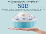 Pink 500ML Compact Electric Ice Cream Maker - Portable Quick Iced Drink Bucket & Soft Serve Machine V888-ELOSUNG45779