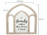 Arch 'Family Makes Home' Wall Art 46x60cm V637-90305FAM