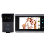 7 Inch AHD LCD Screen Wired Video Intercom Doorbell System 1080P IR Night Vision ID Card Camera Dual V1294-YM0901-3114240047911