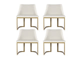 Artiss Dining Chairs Set of 4 Linen Fabric Frame Beige MO-DIN-C-02-FA-BGX4