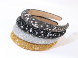 Rhinestone Headbands for Women Padded Head Bands for Women's Hair Non Slip Sequin Diamond Headband V1366-AZ2-W-20116