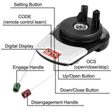 Garage Roller Door Opener, 800 N Lift Force 164 ft Remote Control, 220V Electric Roller Gate Opener, V952-YHD0-1VJLMJ000001V3