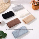 Size L Comfortable High-Waisted Women's Cotton Thong Underwear - 6-Pack in V888-ELOSUNG17905