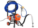 Stand Airless Paint Sprayer, 1500W, 3300PSI High Pressure Airless Sprayer with Cart, Cleaning Brush, V952-ZSSPTJ1500W0LMIA4001V3