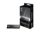 MSI SPATIUM M571 DLP PCIe 5.0 NVMe M.2 4TB, PCIe 5.0x4, NVMe 2.0, M.2 2280, Phison E28, V1202-V2-HBM-SPATIUM-M571DLP-4TB