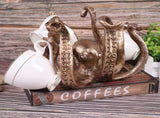 Multi-Functional Octopus Sculpture Decorative Resin Cup Holder & Jewelry Organizer, Unique Home V1107-CS-ZYSZBJT