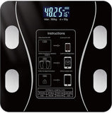 Smart Scale with Body Analysis - Measures BMI, Fat & Muscle Mass - USB Rechargeable - Up to 180 kg V1188-ZXY-131-286